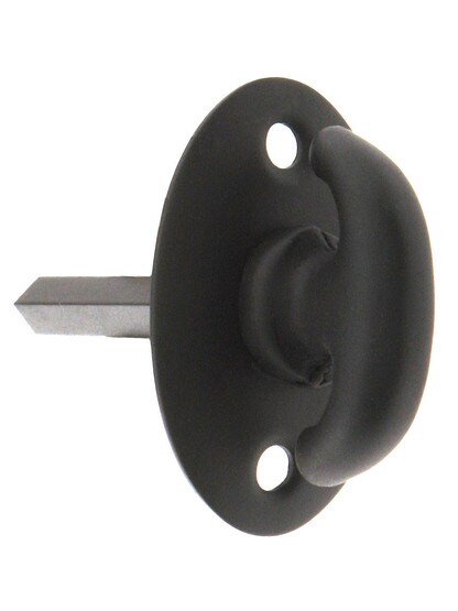 Solid Brass Thumb Turn in Oil-Rubbed Bronze.